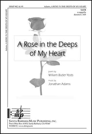 Rose in the Deeps of My Heart SATB choral sheet music cover Thumbnail